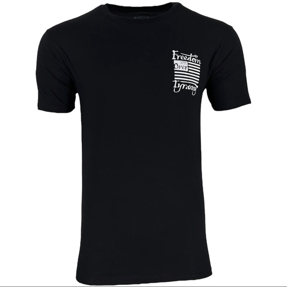 Howitzer Style Men's T-Shirt Over Tyranny Military Grunt MFG - Picture 3 of 10